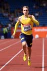 James Bowie 400 metres at the Sainsbury's British Championships, Birmingham.